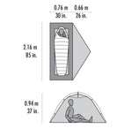 MSR Hubba Hubba™ Bikepack Tent 2024 new version