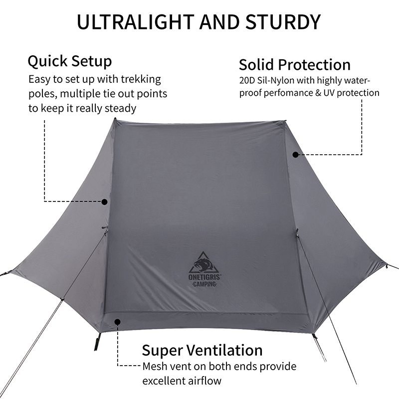 OneTigris Mountain Ridge Camping Tent Lightweight Camping Tent – 3Jack  Store 山積露營小店