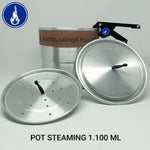 Sumbu Langit Ultralight Aluminium Nesting Steaming Set 1100 超輕蒸鍋鋁煲