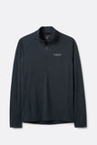 RAB Men's Sonic LS Zip 男裝輕量快乾半開襟長袖排汗衣