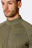 RAB Men's Sonic LS Zip 男裝輕量透汗擋風外衣