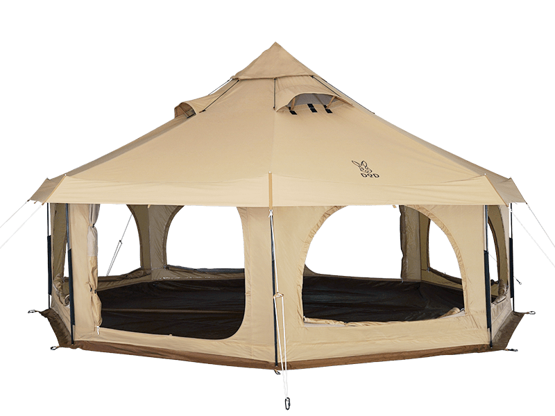 DOD Takenoko Tent 2 竹筍帳2 代(T8-795-TN) | 8.6坪大空間露營帳篷