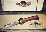 Antonini Old Bear® Collection Wood Carved Pocket Knife 手雕胡桃木摺刀
