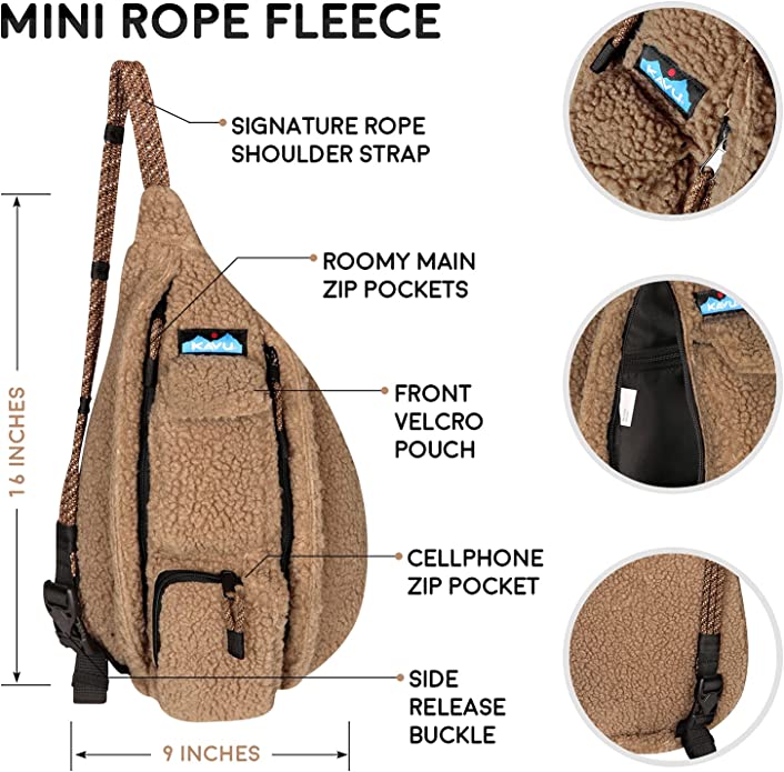 Mini Rope Jack KAVU Mini Rope Fleece Wool Mini Rope Bag – 3Jack Store 山積露營小店