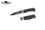 Antonini Old Bear® Total Black Pocket Knife All Black Wooden Handle Folding Knife