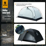 [2023全黑系列] OneTigris Stella Backpacking Tent 二人自立型戶外帳篷