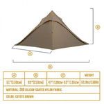 OneTigris TIPINOVA Pyramid Tent
