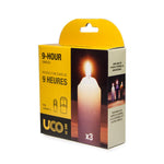 UCO 9-hour Candles - 3 Pack 三支裝蠟燭