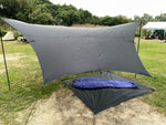 Waterproof and anti-UV ultra-lightweight 3m silver bottom canopy